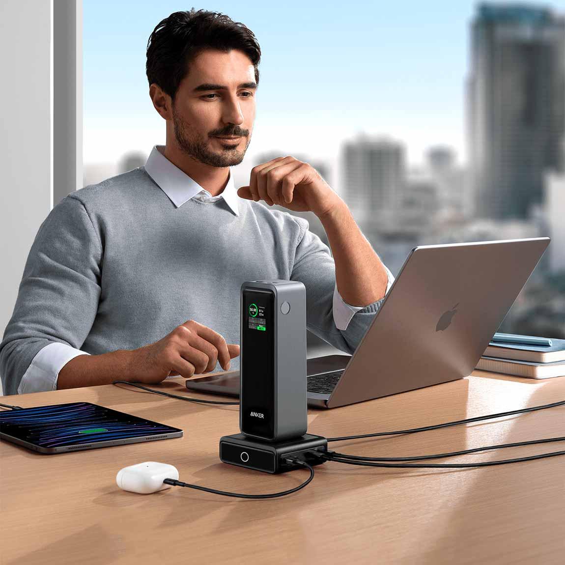 Anker Ladestation für Prime Powerbank - 100W - Schwarz_lifestyle_4