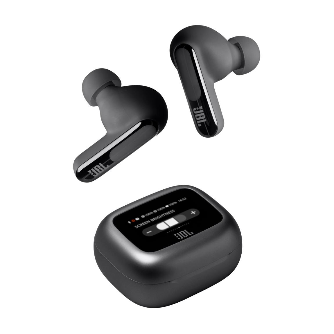 JBL Live Beam 3 - Kabelloser In-Ear Noise Cancelling Kopfhörer mit Smart Charging Case - Schwarz