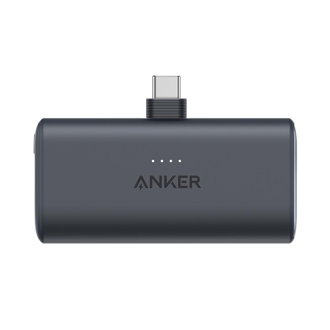 Anker Nano Powerbank mit integriertem USB-C Konnektor - 5000mAh 22,5W - Schwarz