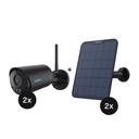 Reolink Argus Series B320 - 2er-Set + Reolink Solar Panel 2 - 2er-Set 