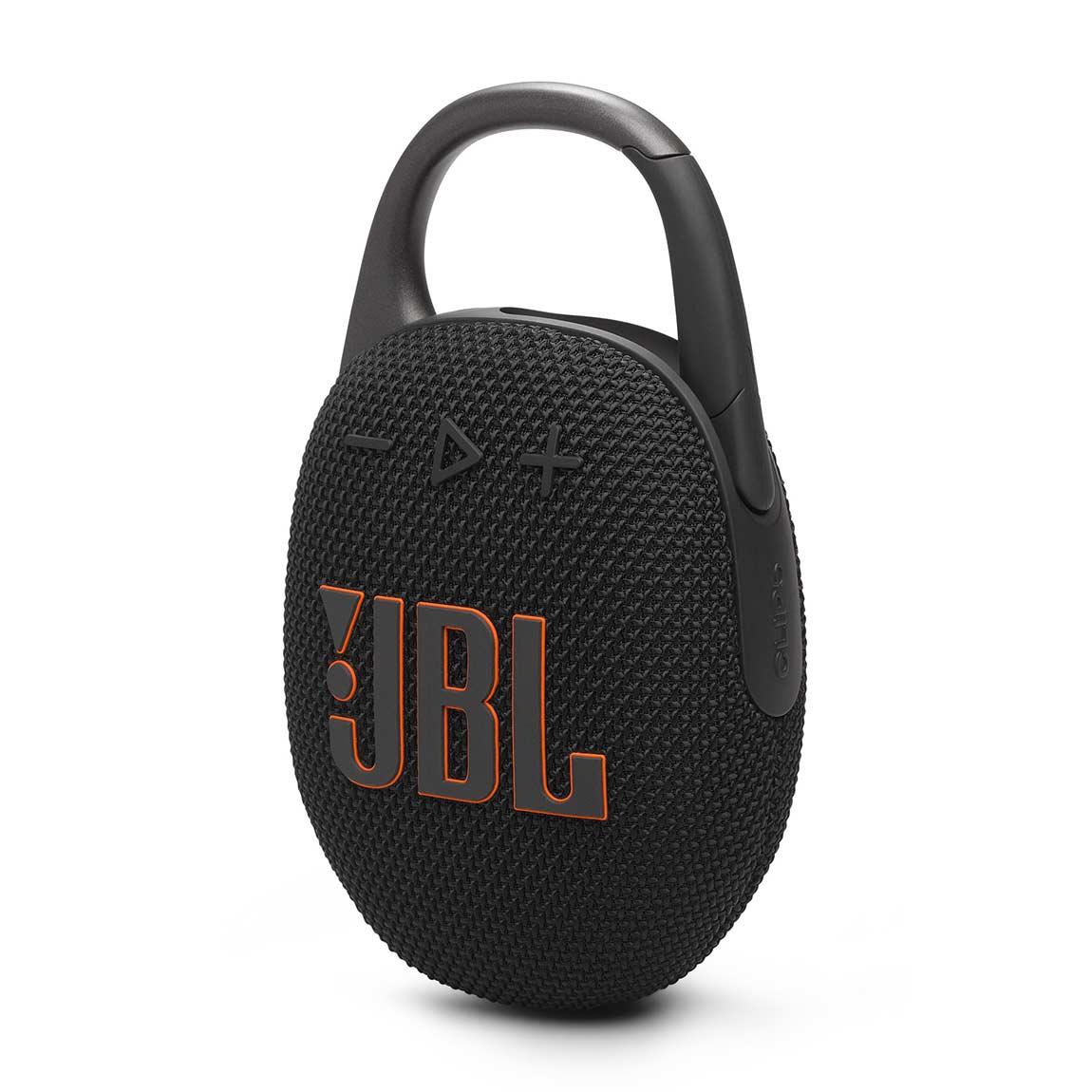 JBL Clip 5 - Tragbarer Bluetooth-Lautsprecher - Schwarz_schräg