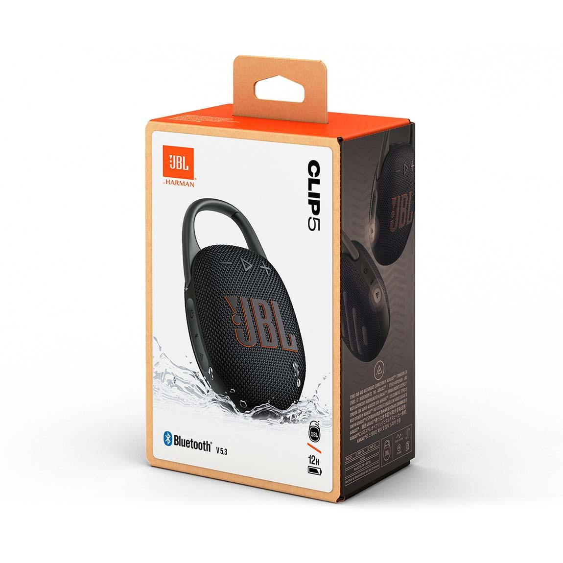 JBL Clip 5 - Tragbarer Bluetooth-Lautsprecher - Schwarz_verpackung