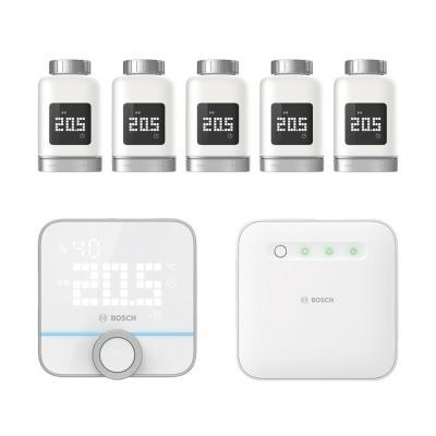 Bosch Smart Home - Starter Set Heizung II mit 5 Thermostaten + Raumthermostat II