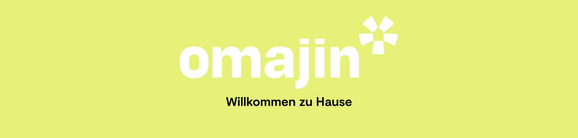 Omajin Banner mit Logo