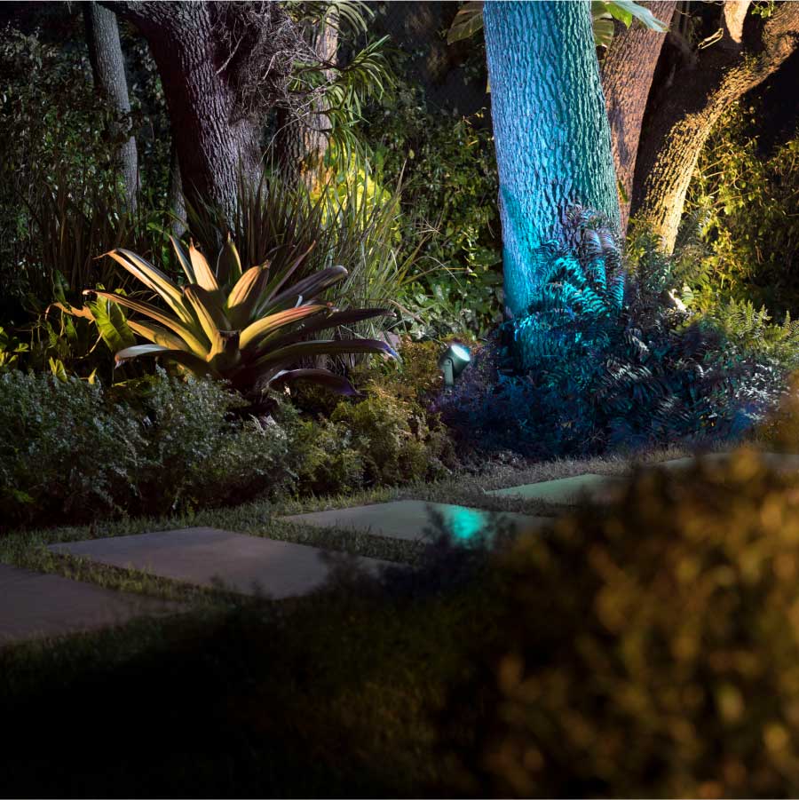 Philips Hue Lily Spot im Garten