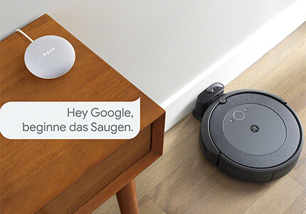 iRobot Roomba i3 und Google Assistant